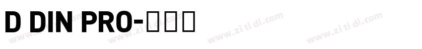 D DIN PRO字体转换
